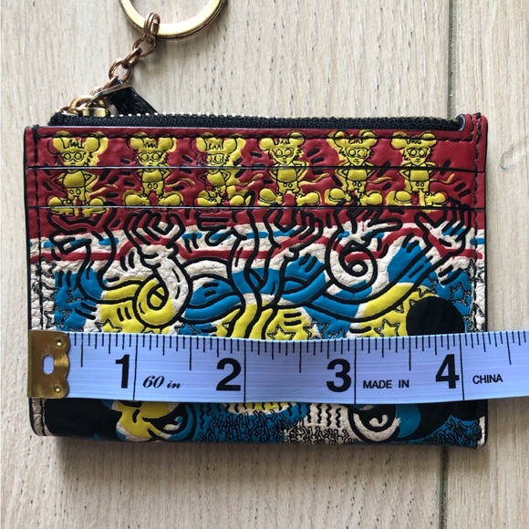 Coach Disney Mickey Mouse x Keith Haring Mini Skinny Id Case - Picture 7 of 7